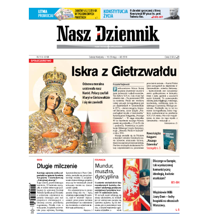 Nasz Dziennik z dnia 19.05.2018 wydanie PDF