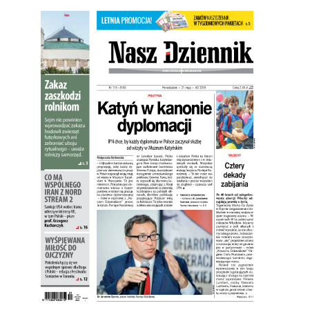 Nasz Dziennik z dnia 21.05.2018 wydanie PDF