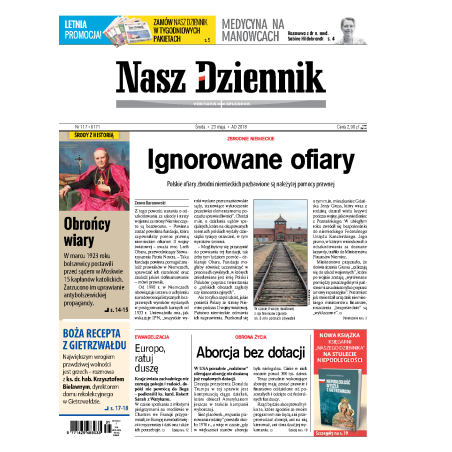 Nasz Dziennik z dnia 23.05.2018 wydanie PDF