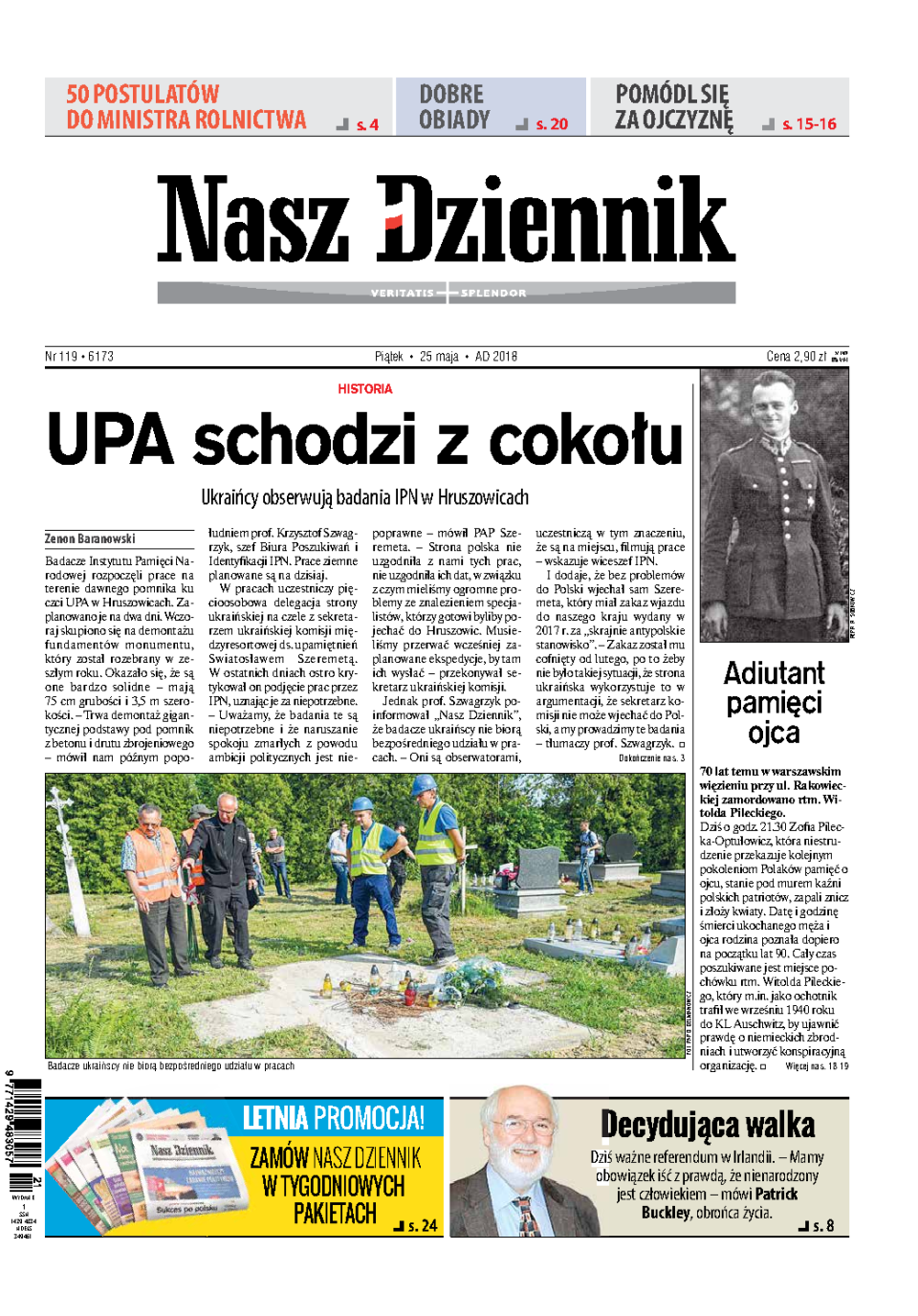 Nasz Dziennik z dnia 25.05.2018 wydanie PDF