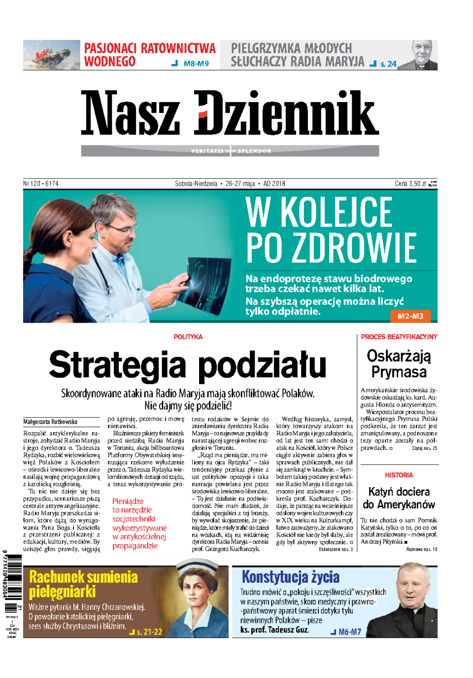 Nasz Dziennik z dnia 26.05.2018 wydanie PDF