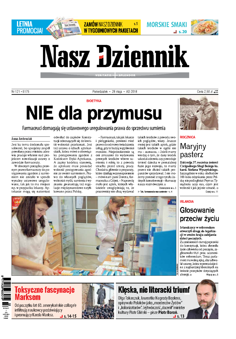 Nasz Dziennik z dnia 28.05.2018 wydanie PDF