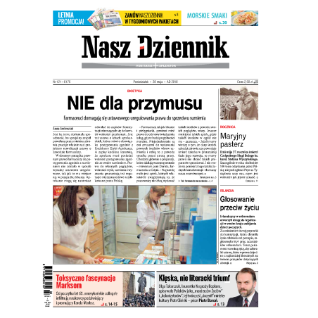 Nasz Dziennik z dnia 28.05.2018 wydanie PDF