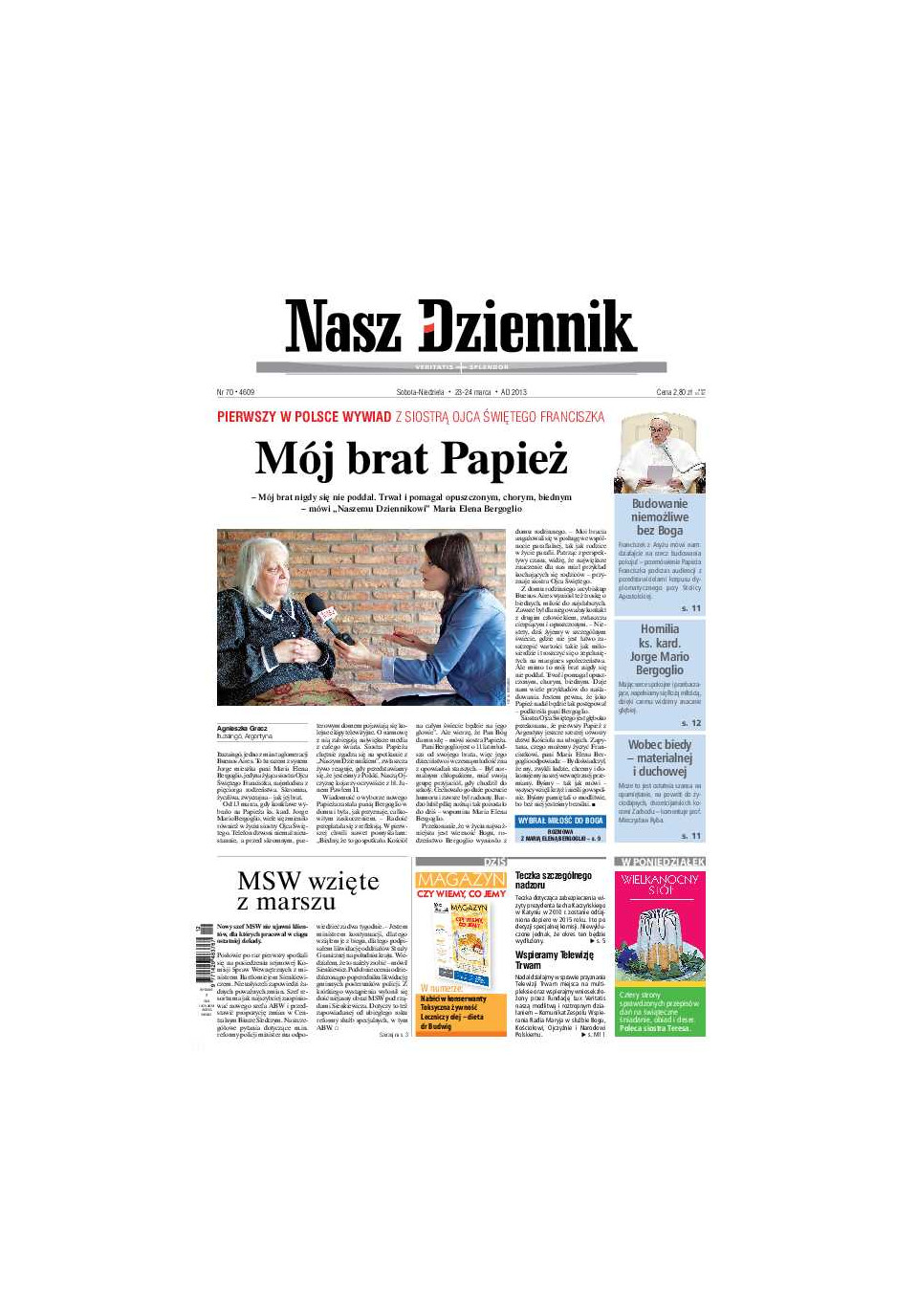 Nasz Dziennik z dnia 23.03.2013 wydanie PDF