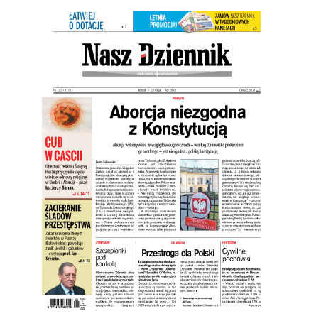 Nasz Dziennik z dnia 29.05.2018 wydanie PDF