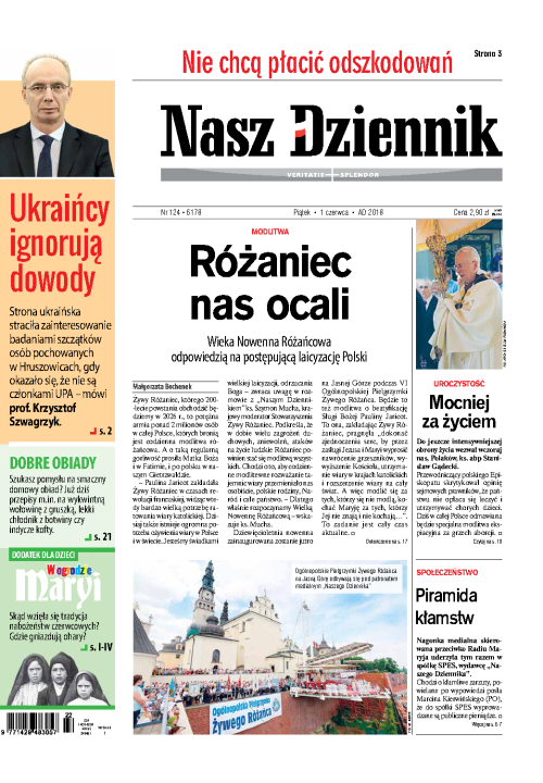 Nasz Dziennik z dnia 01.06.2018 wydanie PDF