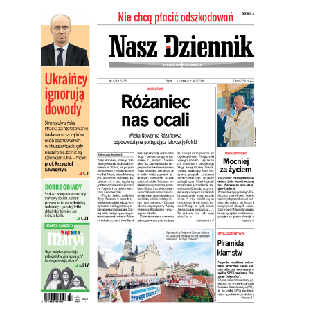 Nasz Dziennik z dnia 01.06.2018 wydanie PDF
