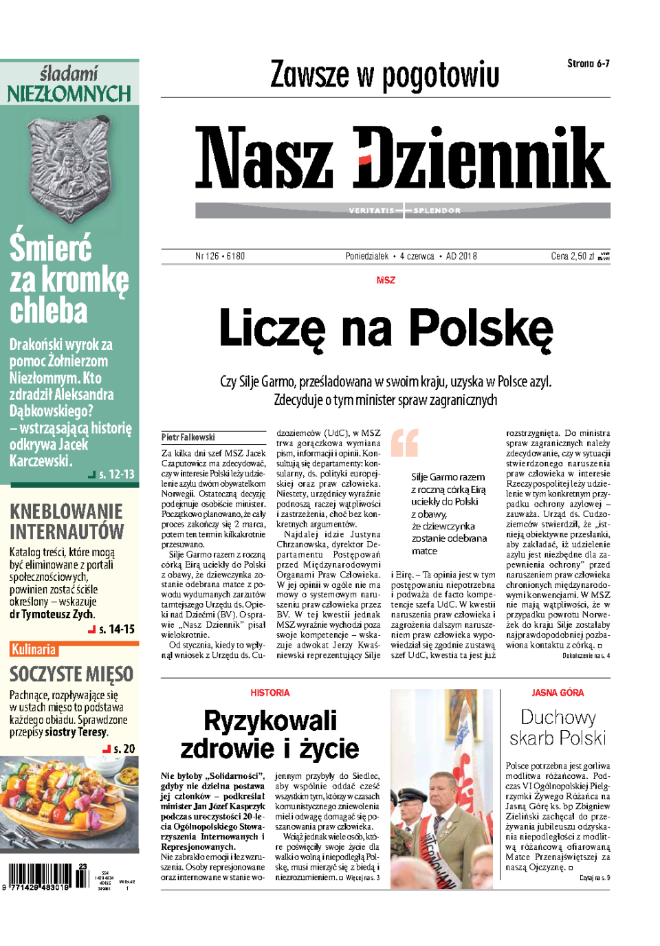 Nasz Dziennik z dnia 04.06.2018 wydanie PDF