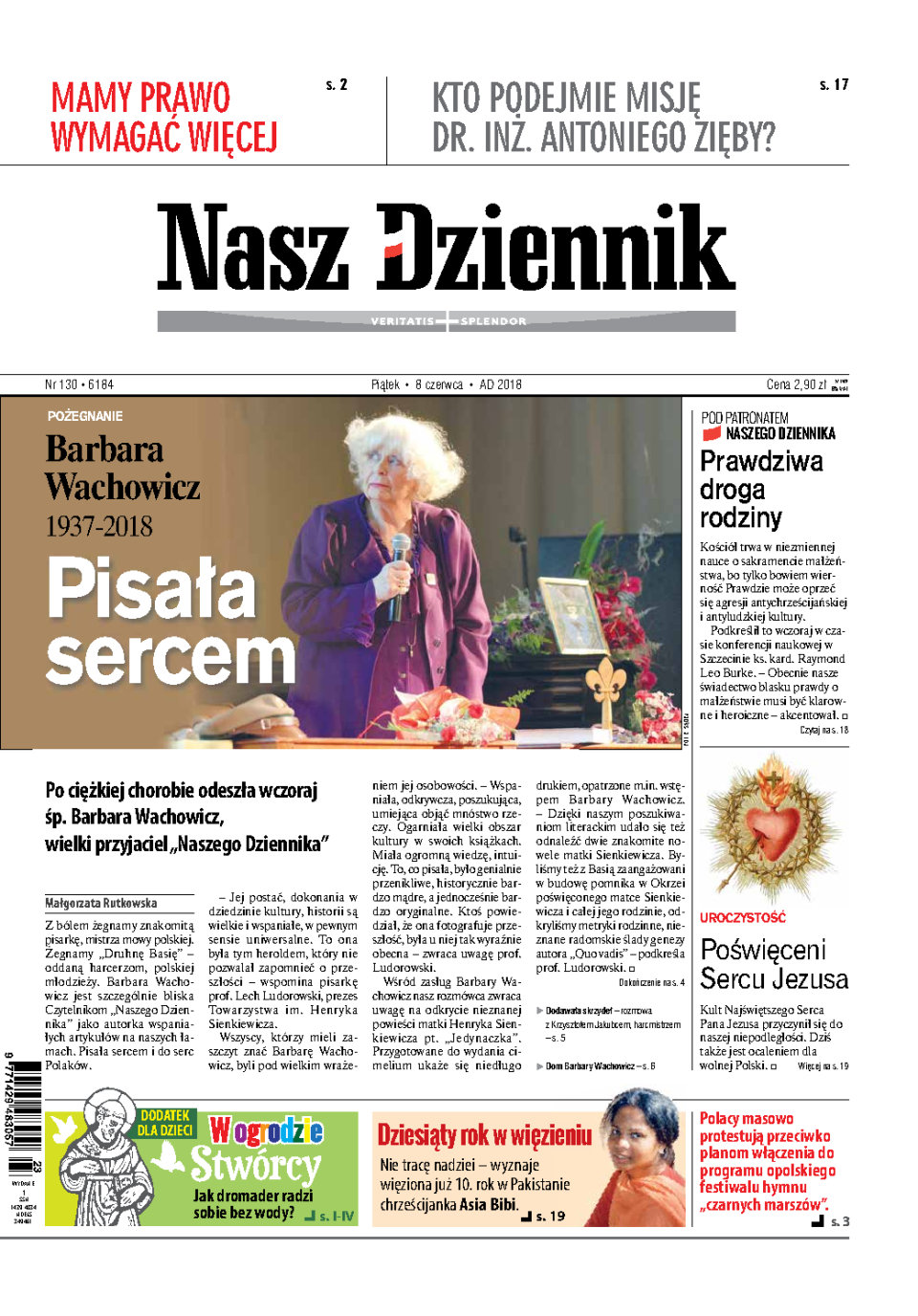 Nasz Dziennik z dnia 08.06.2018 wydanie PDF