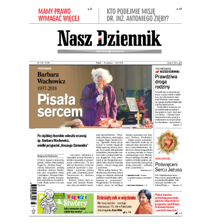 Nasz Dziennik z dnia 08.06.2018 wydanie PDF