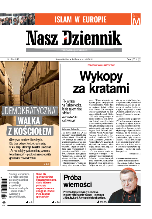 Nasz Dziennik z dnia 09.06.2018 wydanie PDF