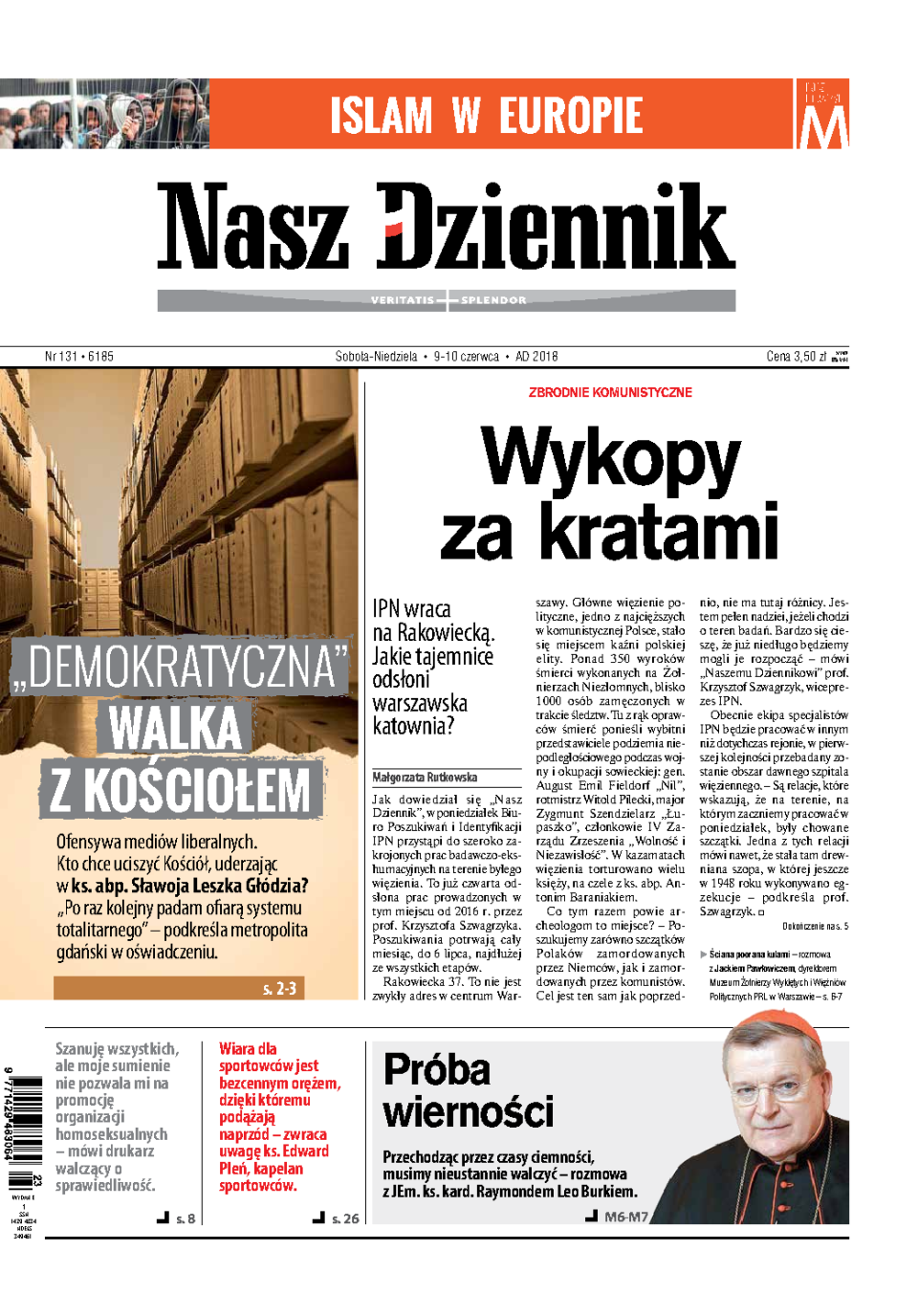 Nasz Dziennik z dnia 09.06.2018 wydanie PDF