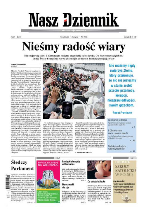 Nasz Dziennik z dnia 25.03.2013 wydanie PDF