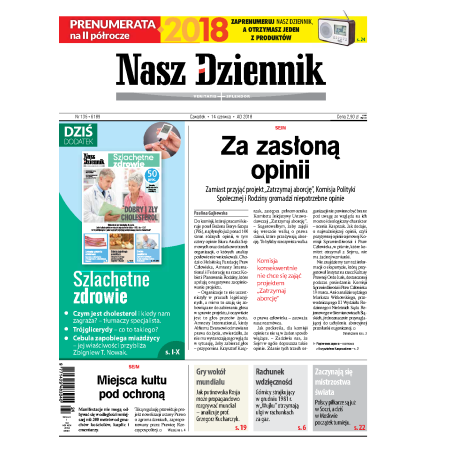 Nasz Dziennik z dnia 14.06.2018 wydanie PDF