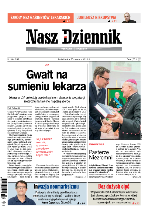 Nasz Dziennik z dnia 25.06.2018 wydanie PDF
