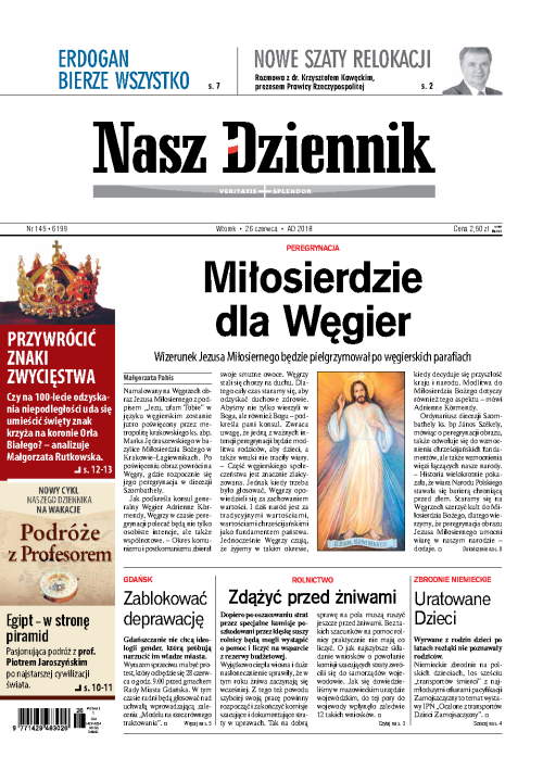 Nasz Dziennik z dnia 26.06.2018 wydanie PDF