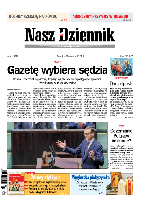 Nasz Dziennik z dnia 28.06.2018 wydanie PDF