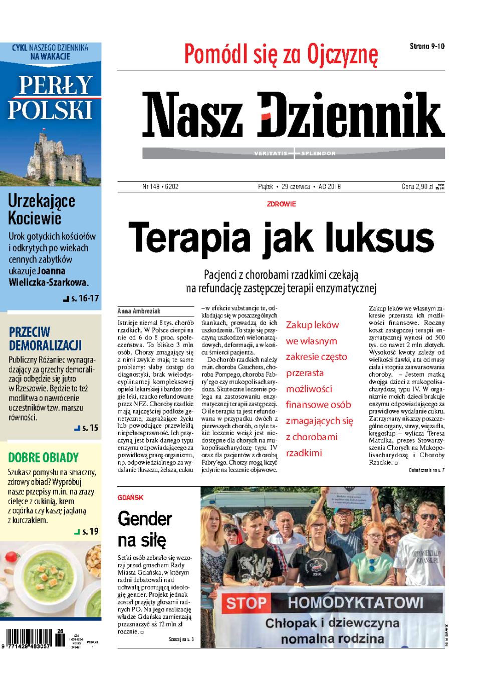 Nasz Dziennik z dnia 29.06.2018 wydanie PDF