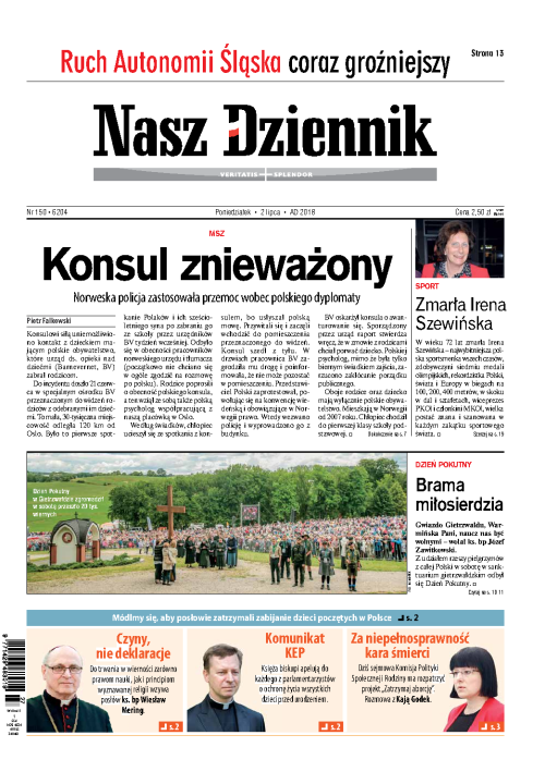 Nasz Dziennik z dnia 02.07.2018 wydanie PDF