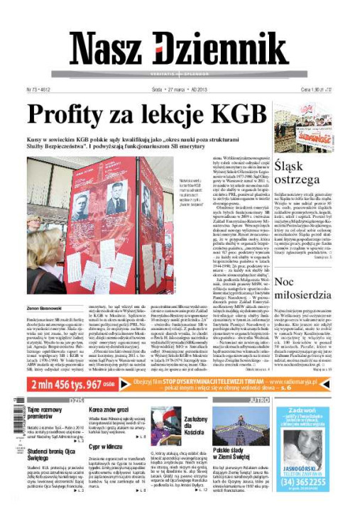 Nasz Dziennik z dnia 27.03.2013 wydanie PDF