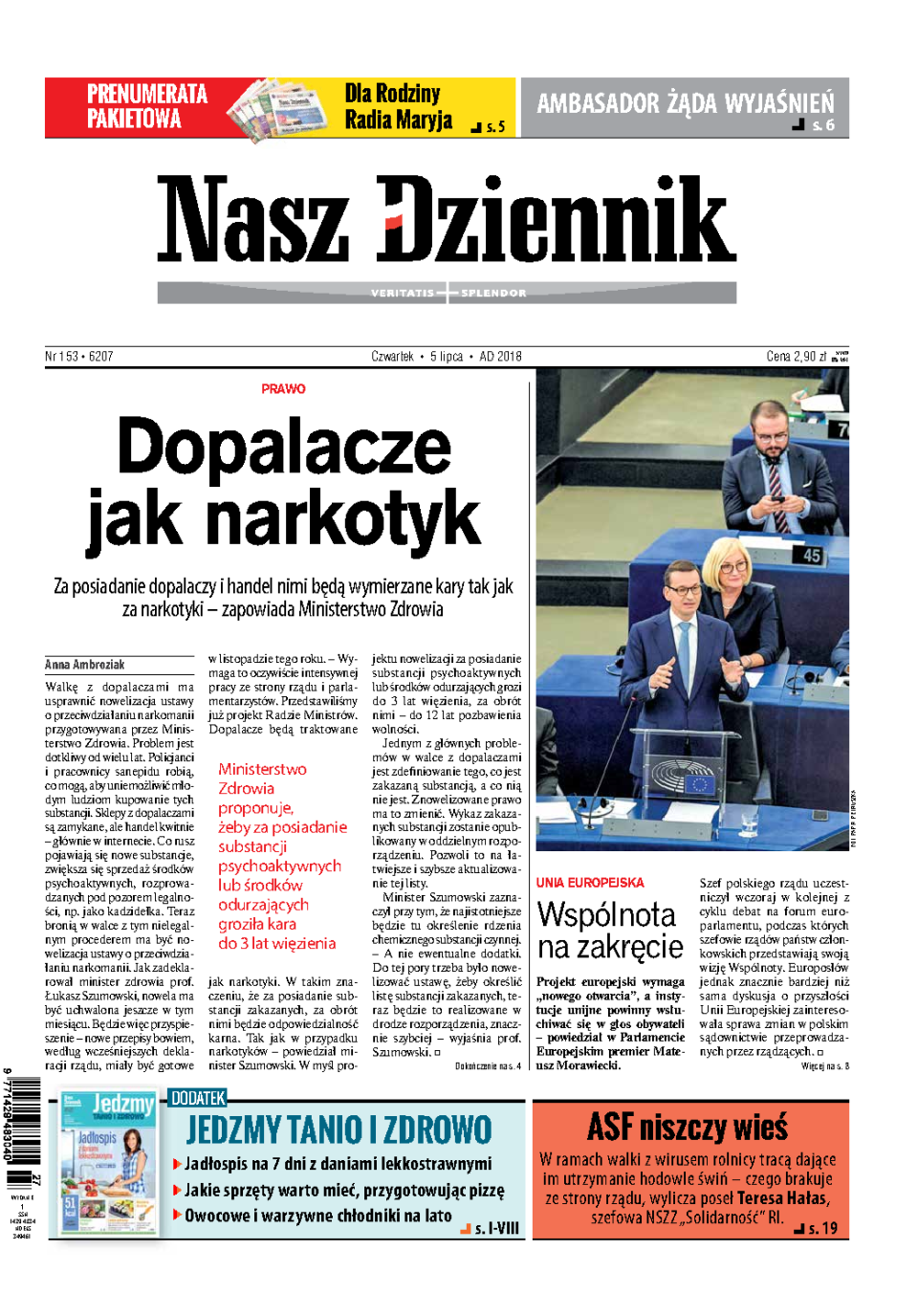 Nasz Dziennik z dnia 05.07.2018 wydanie PDF