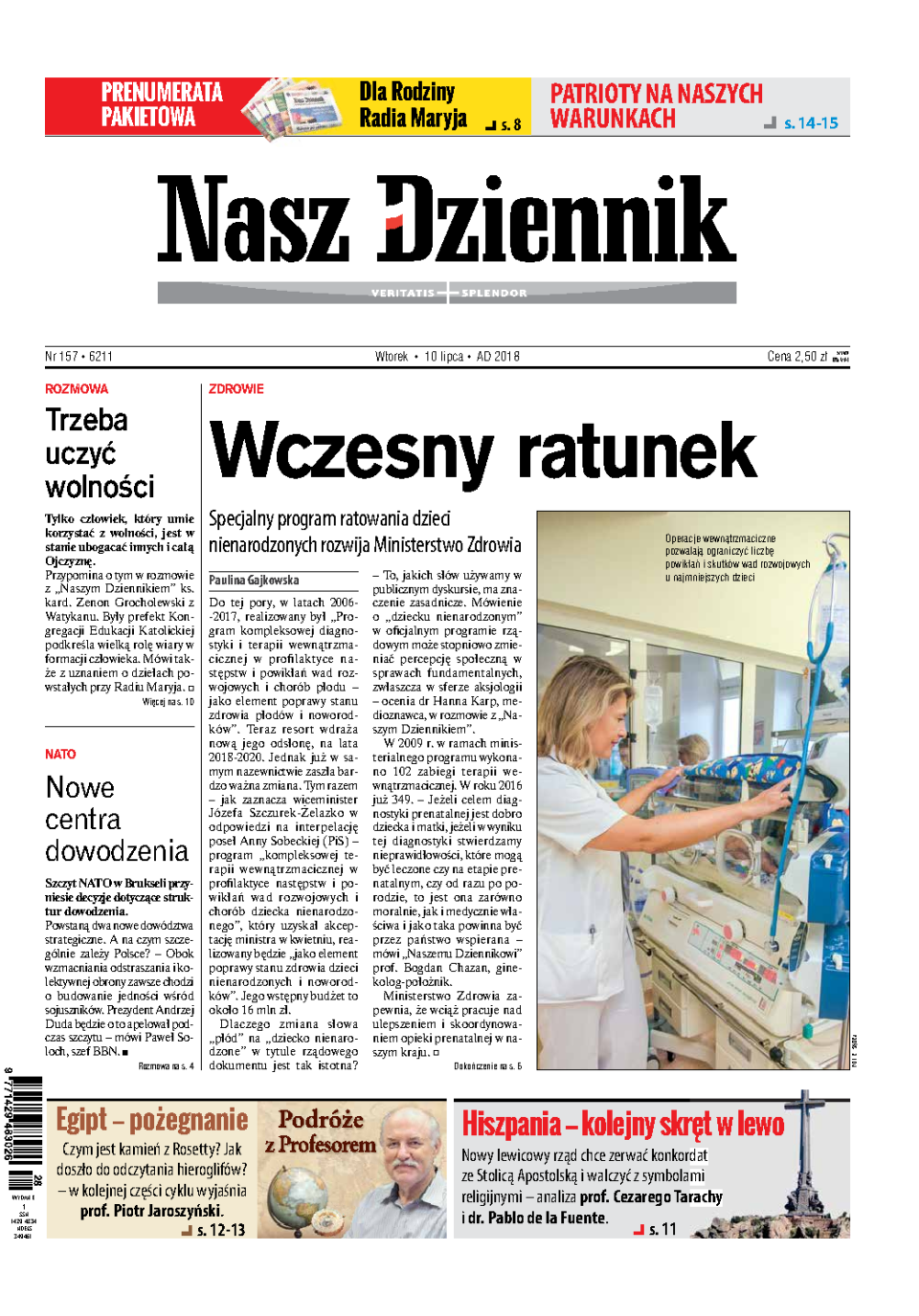 Nasz Dziennik z dnia 10.07.2018 wydanie PDF
