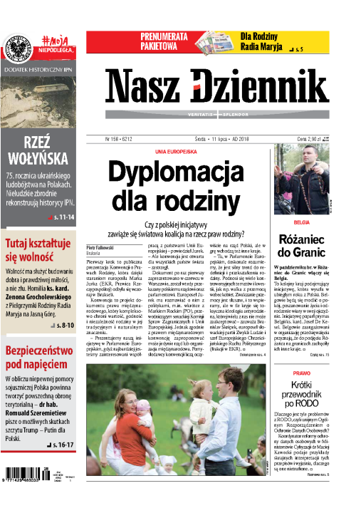 Nasz Dziennik z dnia 11.07.2018 wydanie PDF