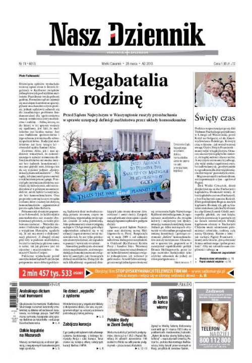 Nasz Dziennik z dnia 28.03.2013 wydanie PDF