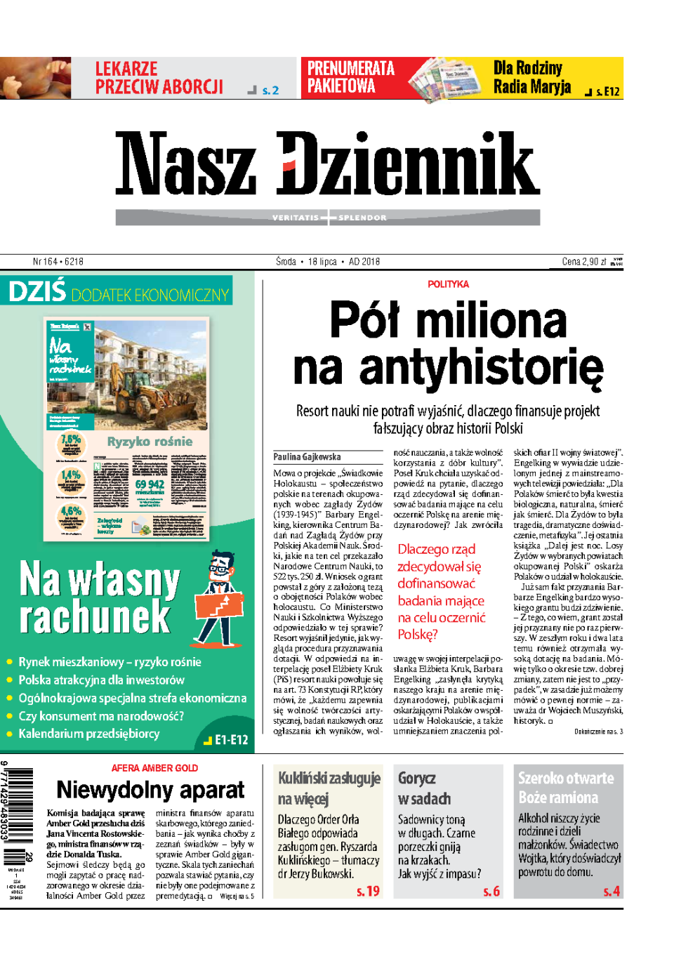 Nasz Dziennik z dnia 18.07.2018 wydanie PDF