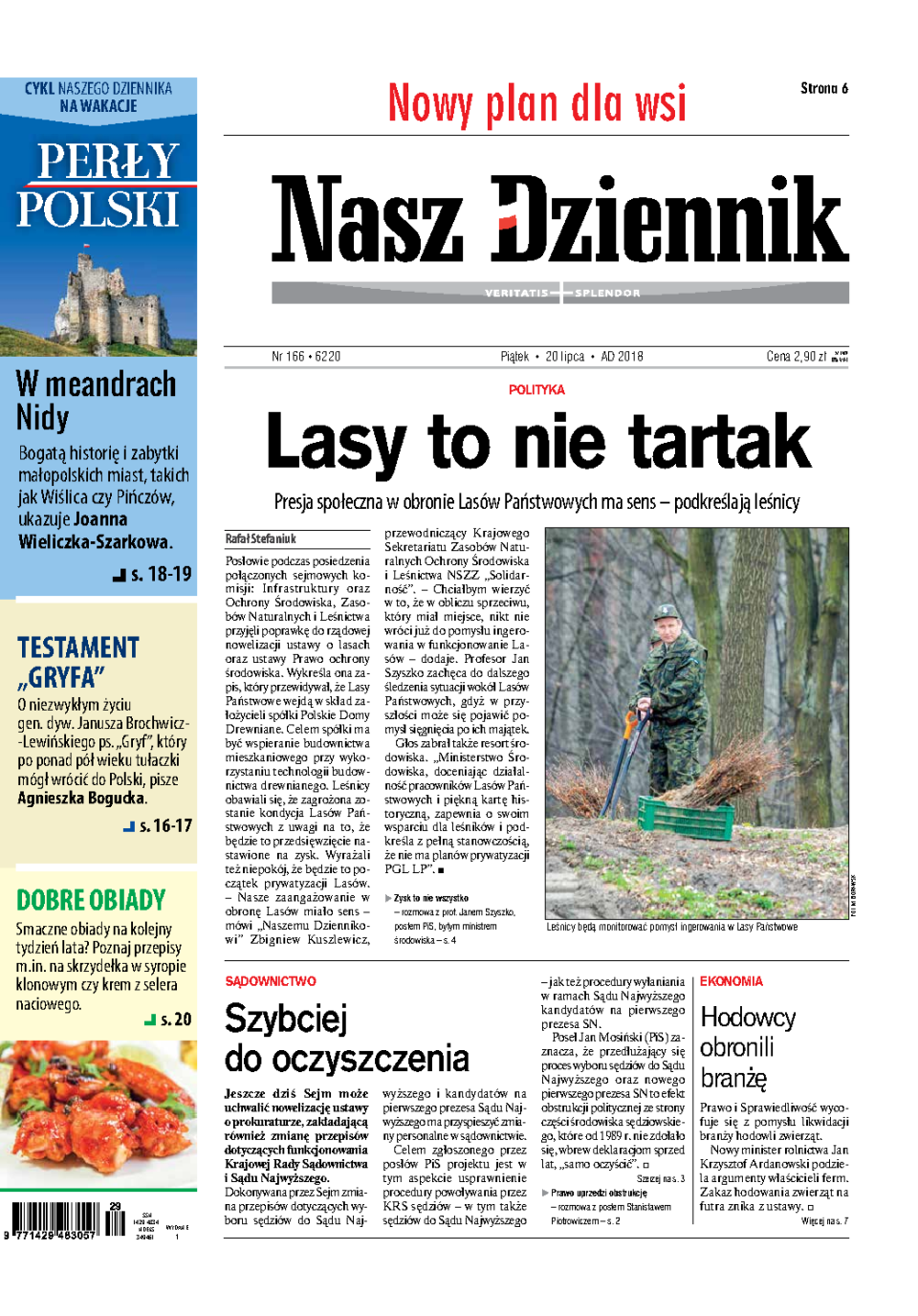 Nasz Dziennik z dnia 20.07.2018 wydanie PDF