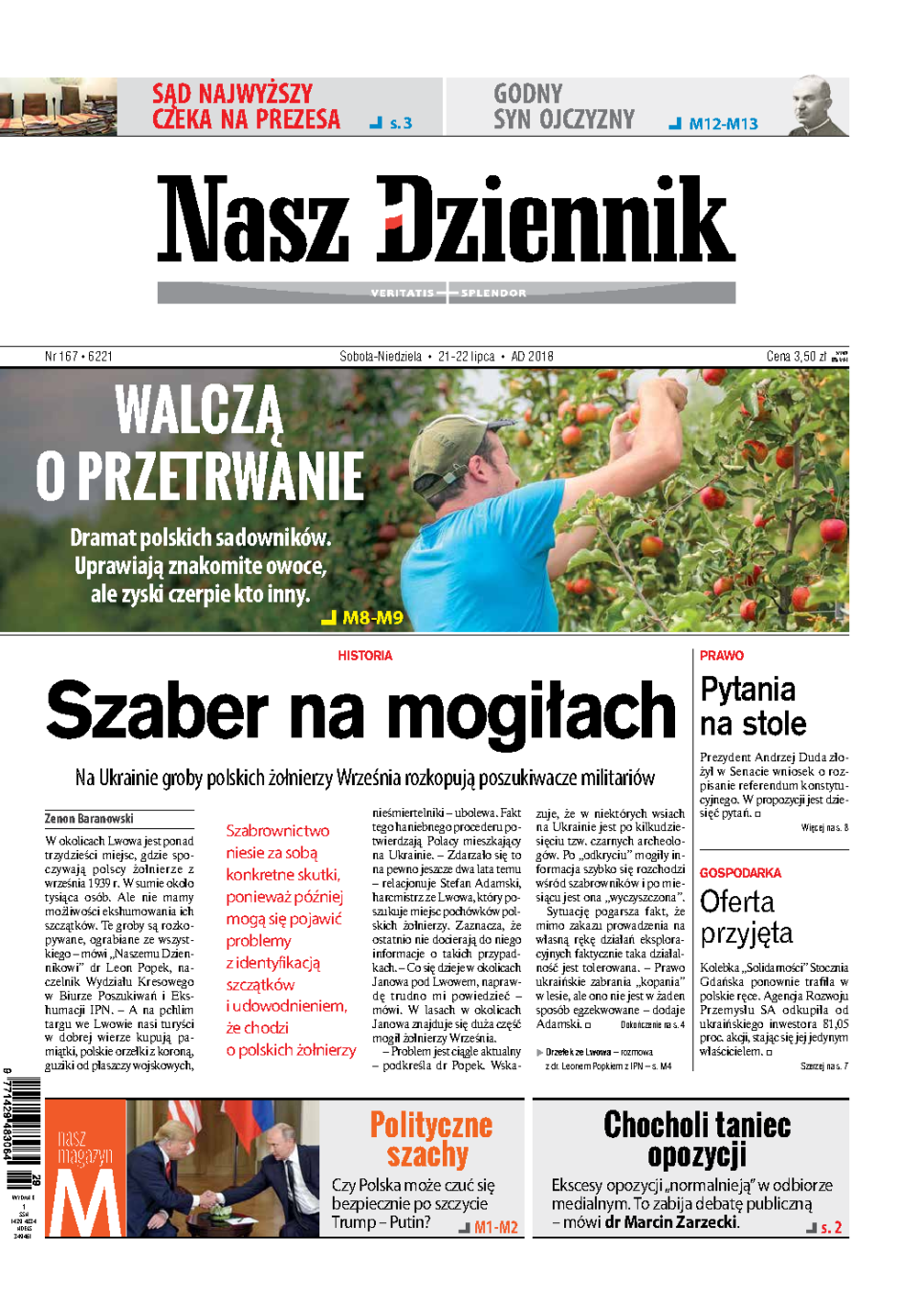 Nasz Dziennik z dnia 21.07.2018 wydanie PDF