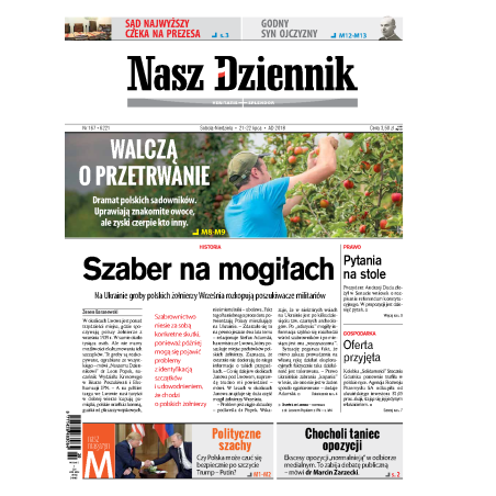 Nasz Dziennik z dnia 21.07.2018 wydanie PDF