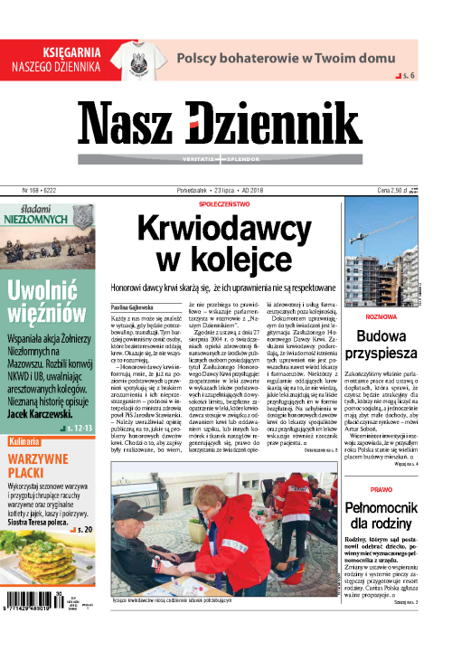 Nasz Dziennik z dnia 23.07.2018 wydanie PDF