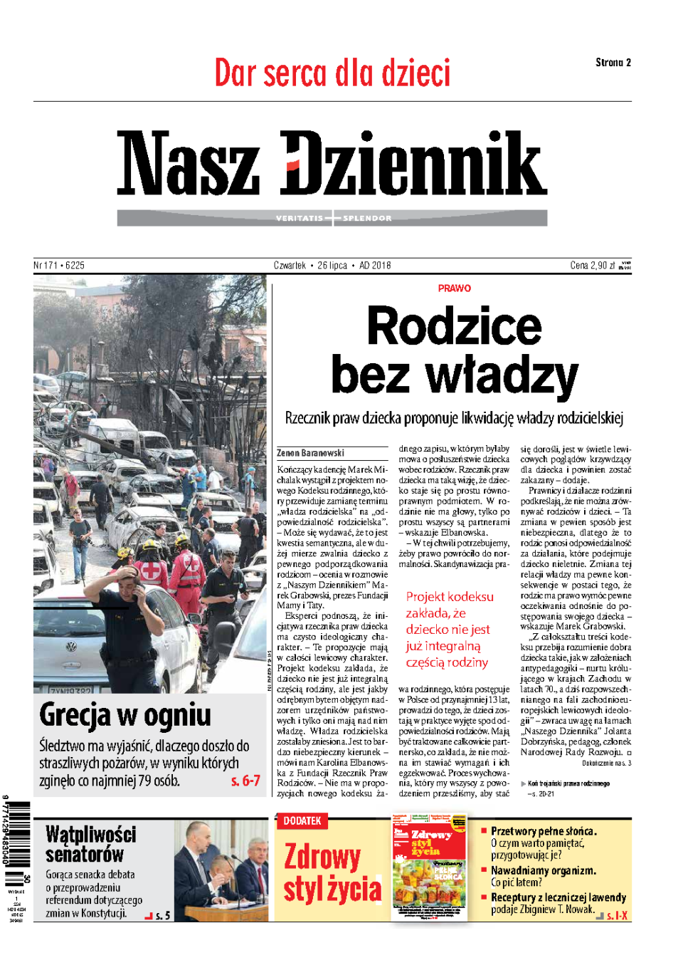 Nasz Dziennik z dnia 26.07.2018 wydanie PDF