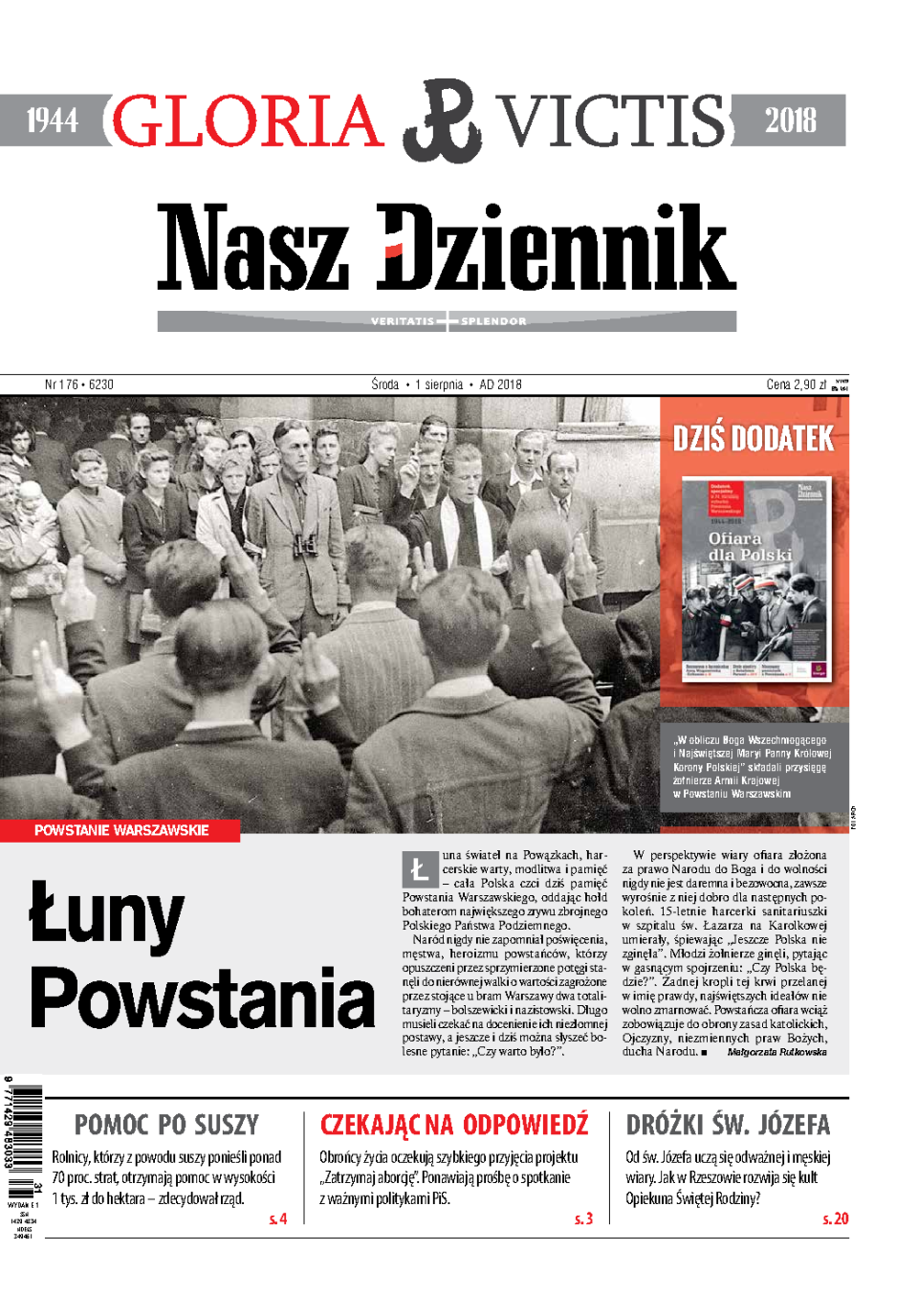 Nasz Dziennik z dnia 01.08.2018 wydanie PDF