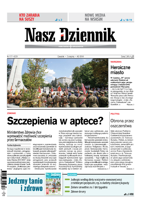 Nasz Dziennik z dnia 02.08.2018 wydanie PDF