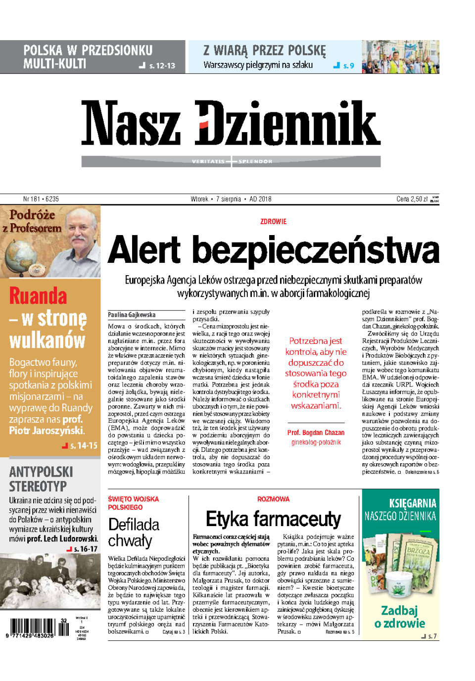 Nasz Dziennik z dnia 07.08.2018 wydanie PDF