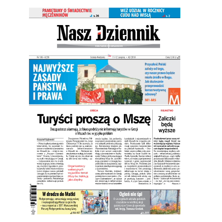Nasz Dziennik z dnia 11.08.2018 wydanie PDF