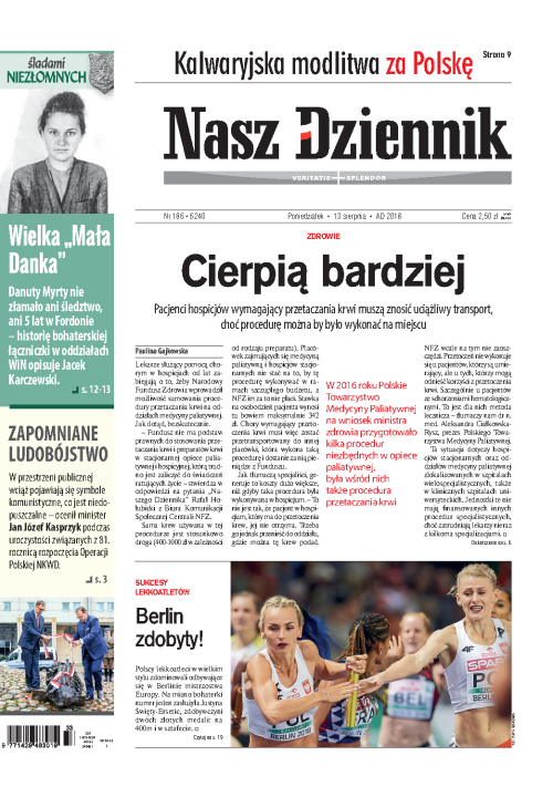Nasz Dziennik z dnia 13.08.2018 wydanie PDF