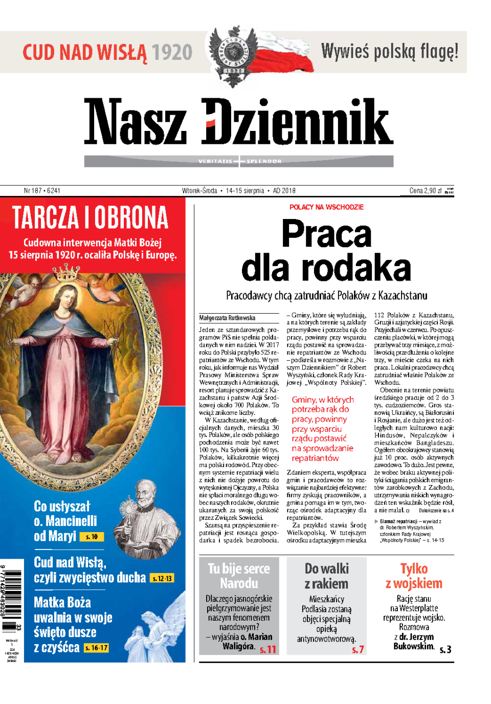 Nasz Dziennik z dnia 14.08.2018 wydanie PDF