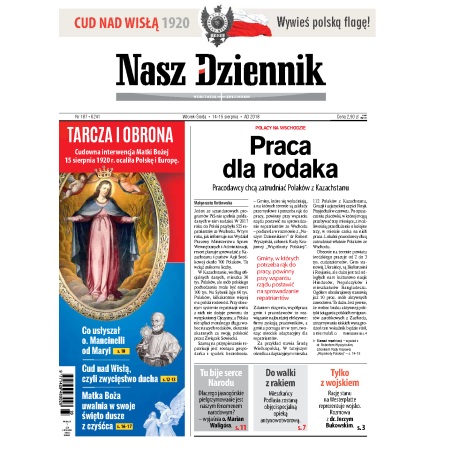 Nasz Dziennik z dnia 14.08.2018 wydanie PDF