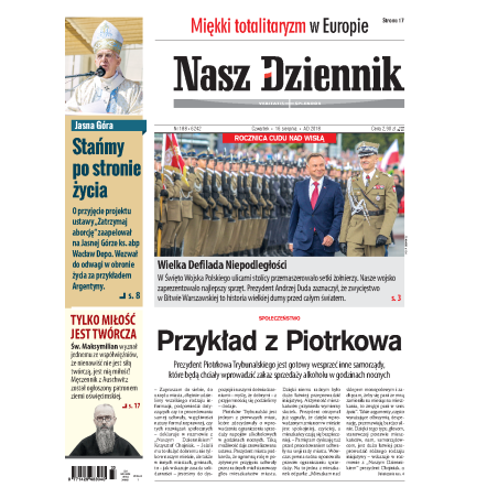 Nasz Dziennik z dnia 16.08.2018 wydanie PDF