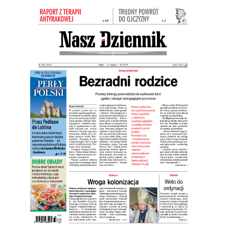 Nasz Dziennik z dnia 17.08.2018 wydanie PDF