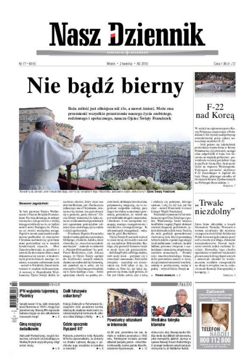 Nasz Dziennik z dnia 02.04.2013 wydanie PDF