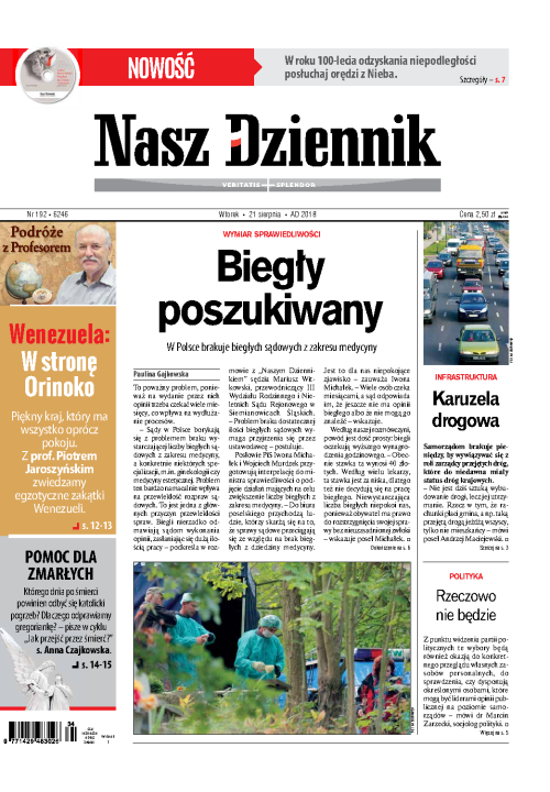 Nasz Dziennik z dnia 21.08.2018 wydanie PDF