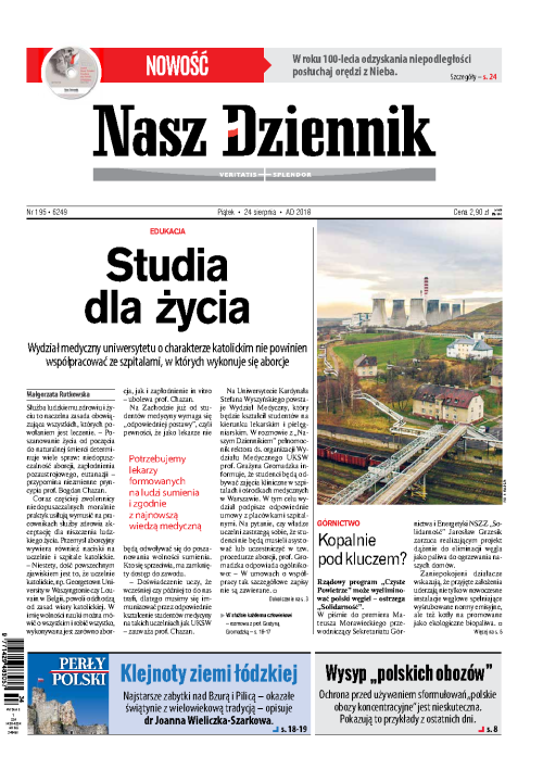 Nasz Dziennik z dnia 24.08.2018 wydanie PDF