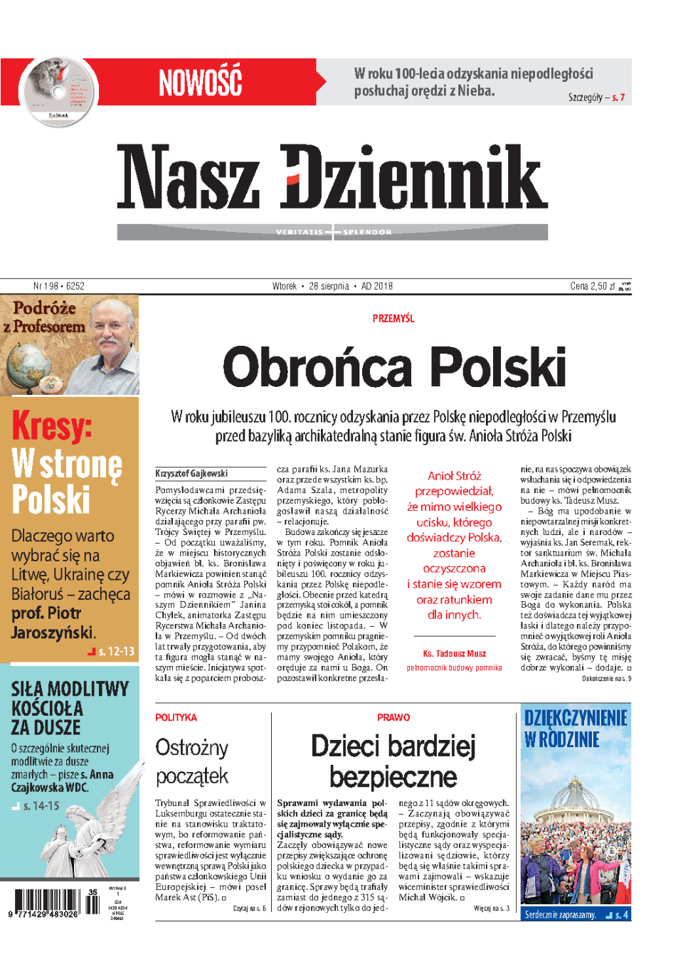 Nasz Dziennik z dnia 28.08.2018 wydanie PDF