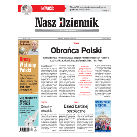 Nasz Dziennik z dnia 28.08.2018 wydanie PDF