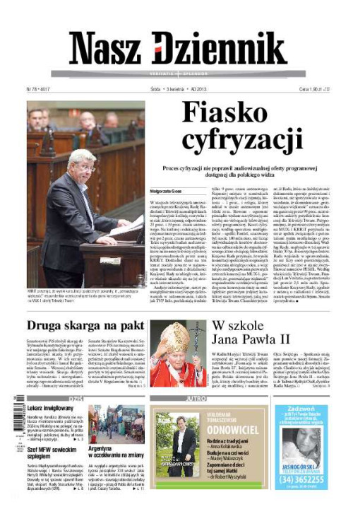 Nasz Dziennik z dnia 03.04.2013 wydanie PDF
