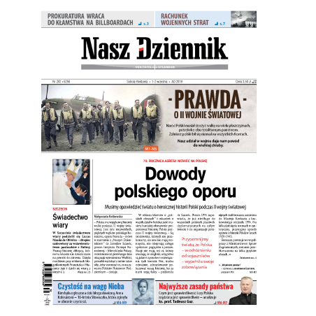 Nasz Dziennik z dnia 01.09.2018 wydanie PDF